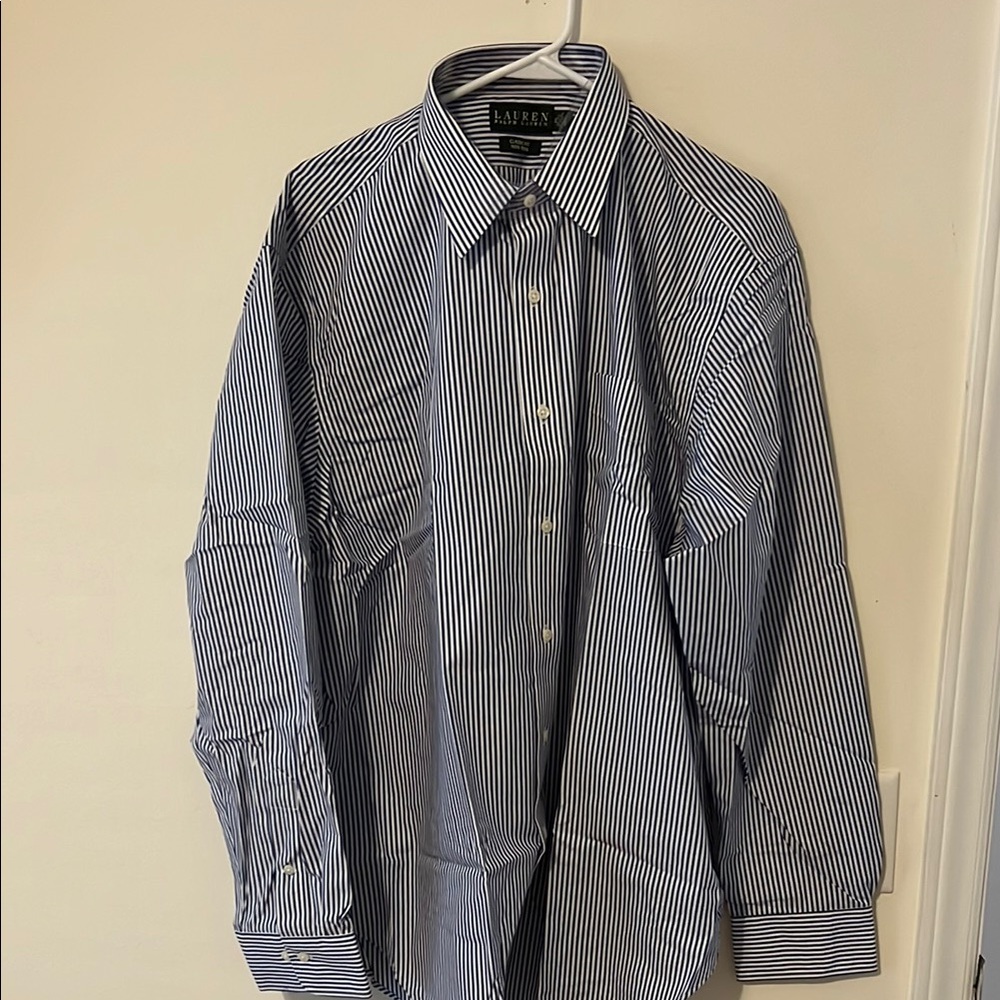 Ralph Lauren Blue Striped Men's Shirt